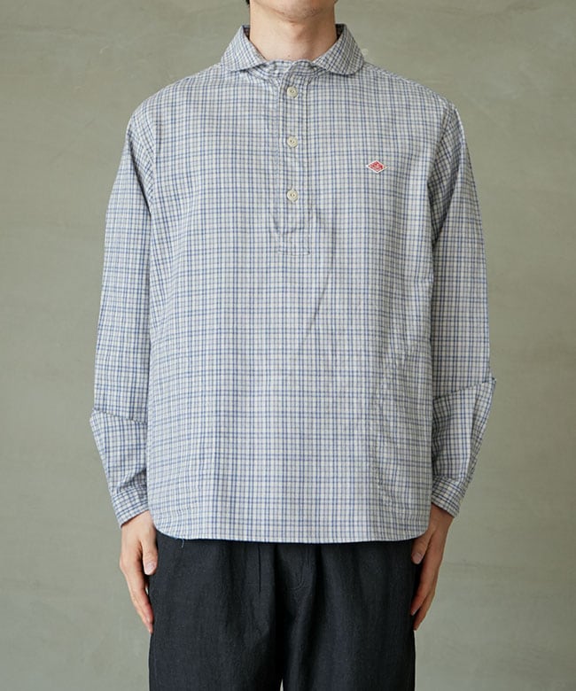 ◇DANTON(ダントン) ROUND COLLAR P.O SHIRT ラウンドカラープル