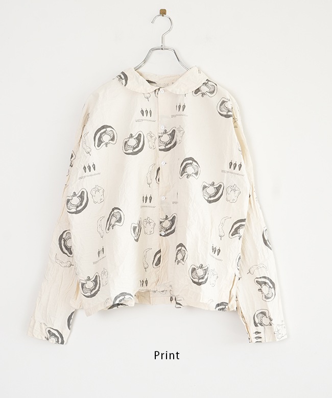 VC-2635B]Veritecoeur(ヴェリテクール)ラウンドカラーシャツ