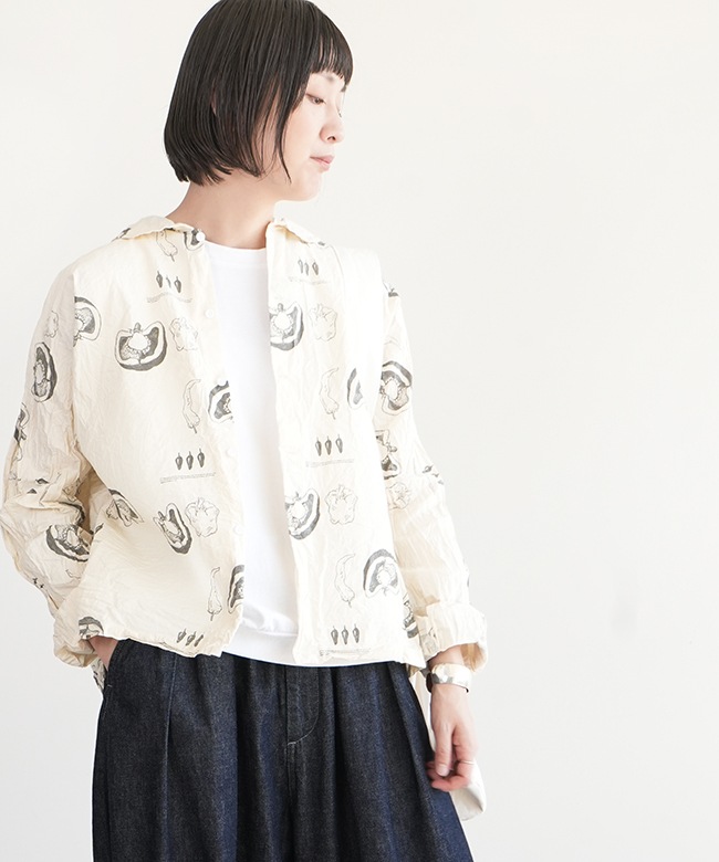 VC-2635B]Veritecoeur(ヴェリテクール)ラウンドカラーシャツ