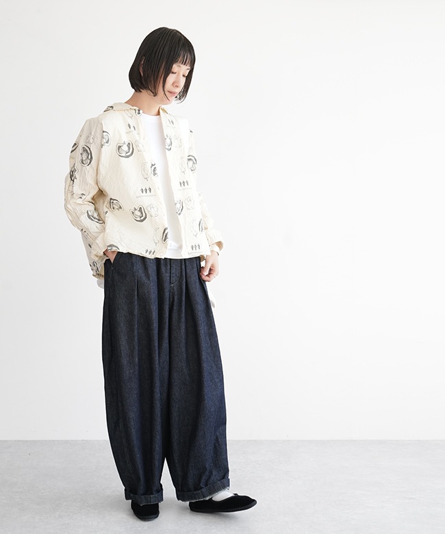 VC-2635B]Veritecoeur(ヴェリテクール)ラウンドカラーシャツ