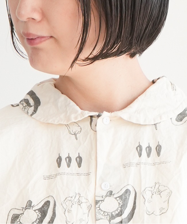 VC-2635B]Veritecoeur(ヴェリテクール)ラウンドカラーシャツ