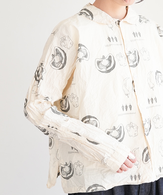 VC-2635B]Veritecoeur(ヴェリテクール)ラウンドカラーシャツ