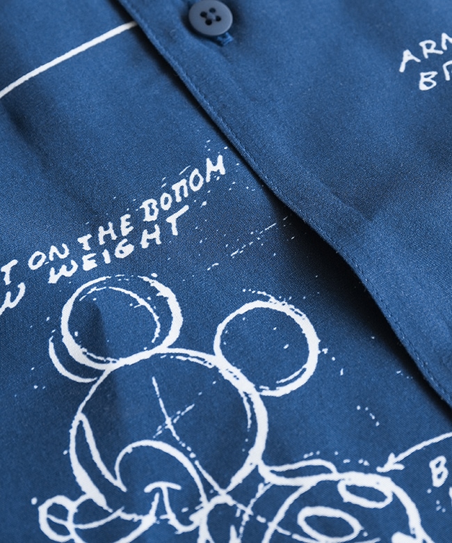 DP-024-3290]PORTER CLASSIC(ポータークラシック) DISNEY MS/PC ALOHA