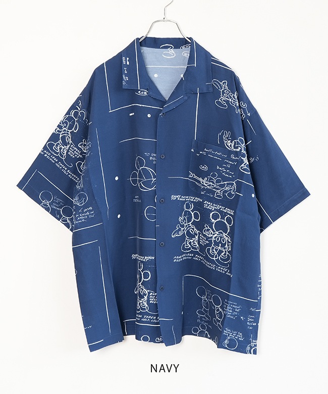 poter classic DISNEY アロハシャツ　オープンカラーシャツ poter classic DISNEY アロハシャツ オープンカラーシャツ