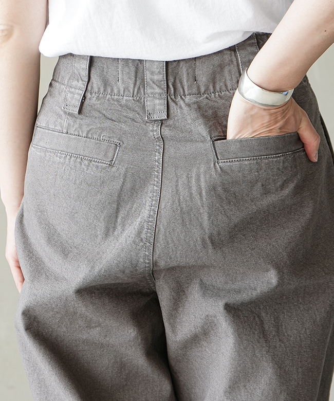 25MMSPA04]THE SHINZONE(ザ シンゾーン) GARMENT DYE TAPERED PANTS