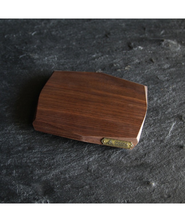 FEDECA（フェデカ） Facet Cutting Board ブラックウォルナット 000868