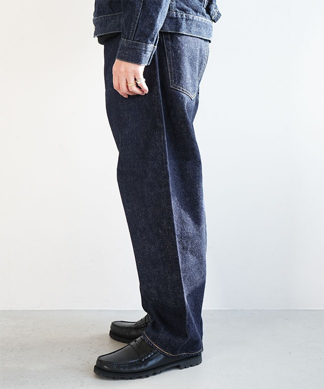 Scye/SCYE BASICS(サイ/サイベーシックス) Selvedge Denim Baggy Jeans