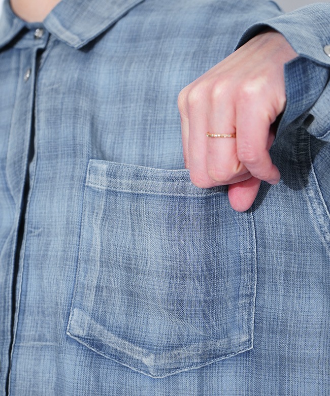 CYNICAL(シニカル) DenimCYNICAL デニムシニカル チェック柄シアー