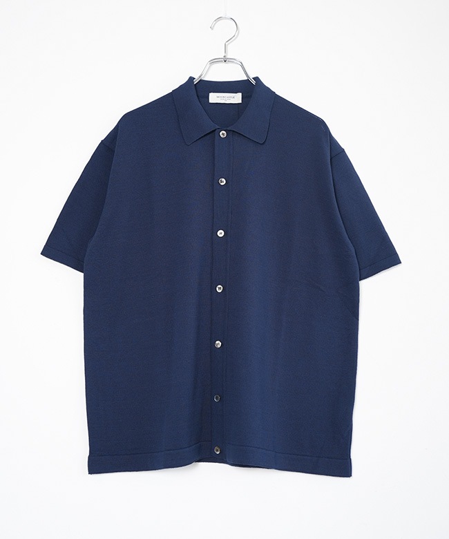 MOONCASTLE(ムーンキャッスル) Ice Cotton Open Collar Shirt アイス