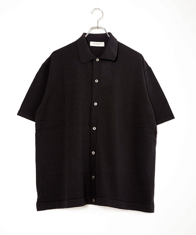 MOONCASTLE(ムーンキャッスル) Ice Cotton Open Collar Shirt アイス
