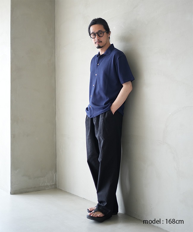 目*爺様 50s round table classics コーデュロイ 開襟シ MOONCASTLE(ムーンキャッスル) Ice Cotton Open Collar Shirt アイス