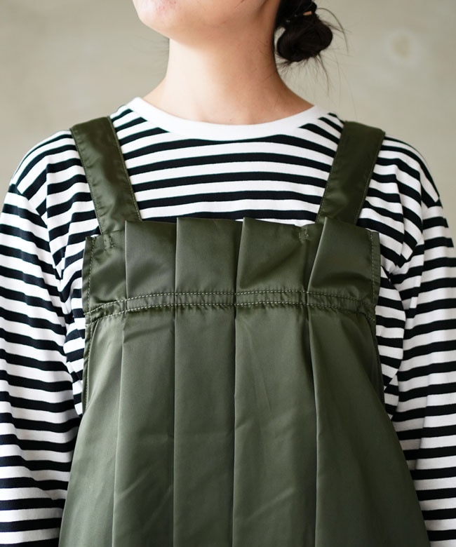 Rhodolirion(ロドリリオン) Jumper Dress - Military Twill ジャンパー