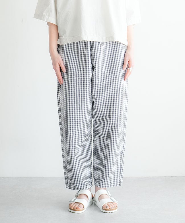 ビームス取扱♪ダントンDANTONコットン100%使えるベイカーパンツ♪ ◇ DANTON(ダントン) COTTON LINEN WEATHER EASY PANTS コットンリネン