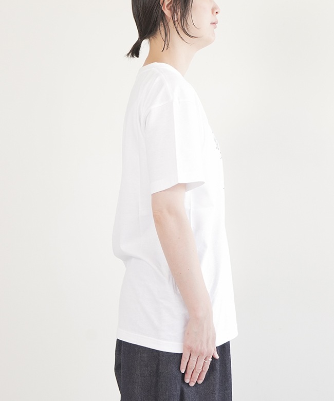 A52411]HARVESTY(ハーベスティ)PRINTED T-SH【CAT】プリントTee T