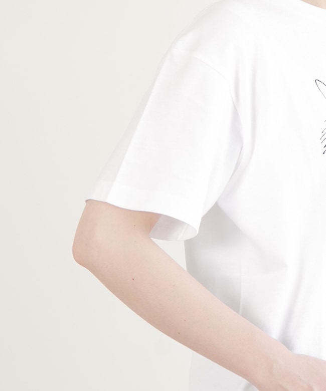 A52411]HARVESTY(ハーベスティ)PRINTED T-SH【CAT】プリントTee T