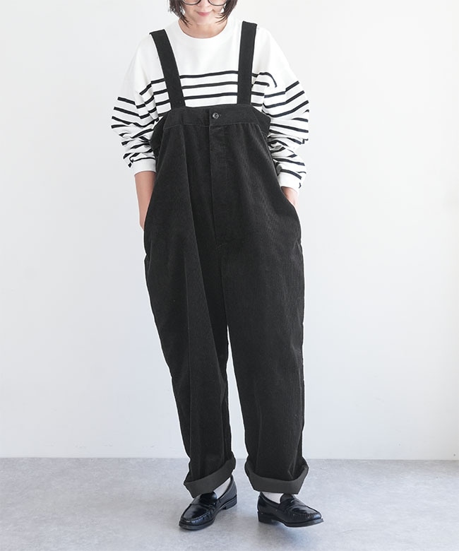 YARMO☆ハイライズブレーストラウザーズ☆美品☆人気の黒 SALE 50%OFF】[YAR-24AW-P32]Yarmo(ヤーモ) High Rise Brace