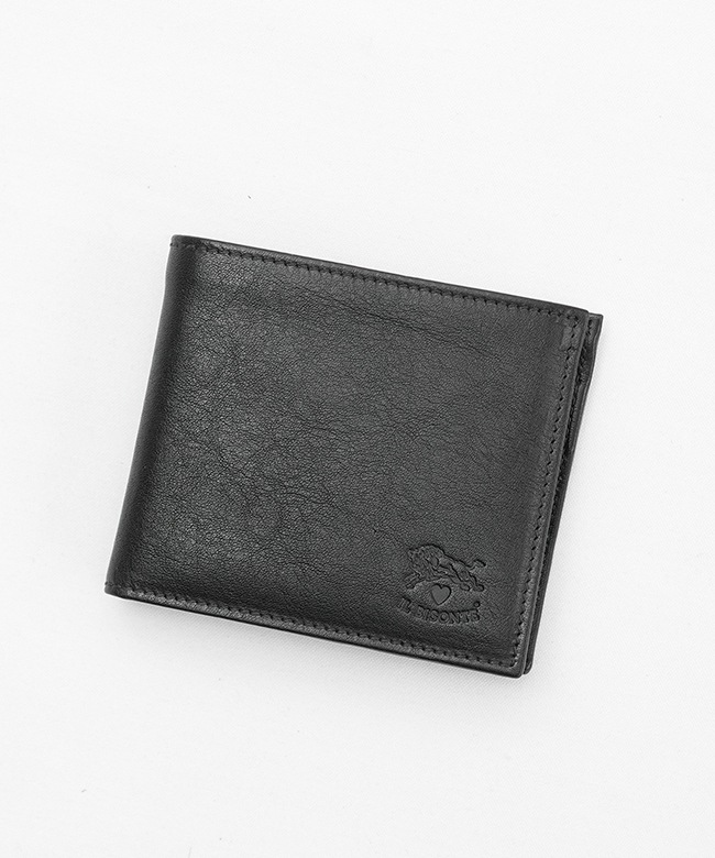 IL BISONTE 本革 パース 黒 IL BISONTE 本革 コインパース 黒