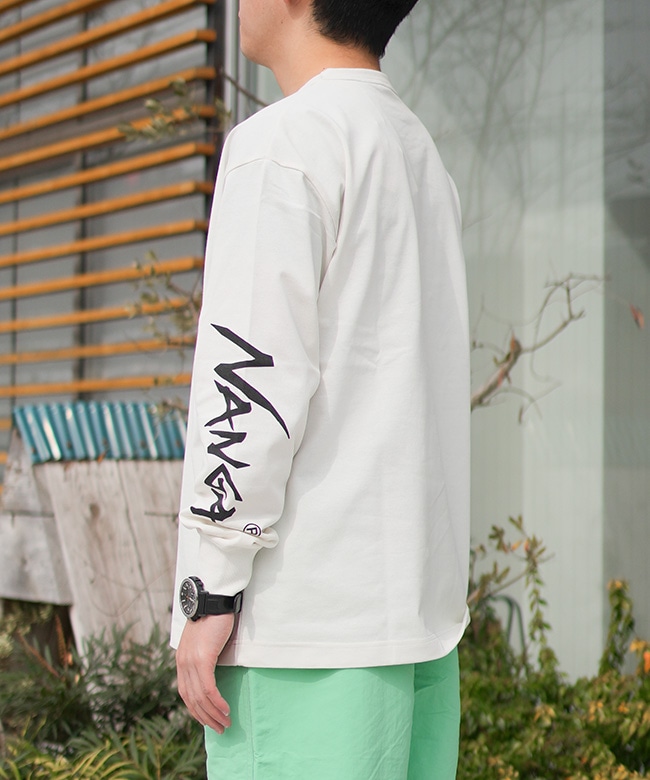 SALE 30%OFF】[N2500-1L030A]NANGA(ナンガ) ECO HYBRID SLV LOGO L/S