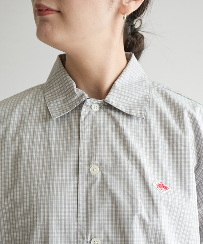 ◇DANTON(ダントン) HALF SLEEVE SHIRT ハーフスリーブシャツ