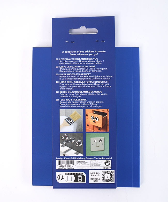 KGG277]KIKKERLAND(キッカーランド) アイ シー ユー ステッカー ブック