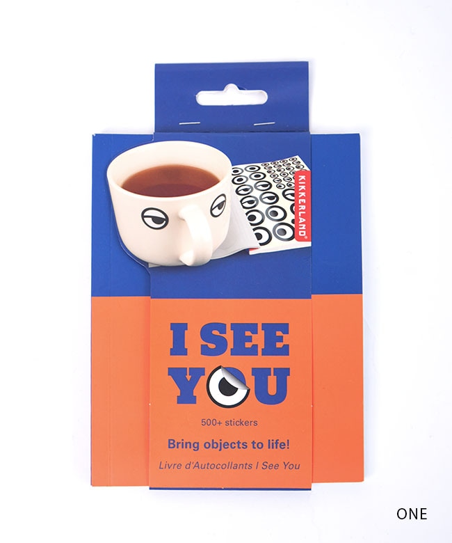 KGG277]KIKKERLAND(キッカーランド) アイ シー ユー ステッカー ブック