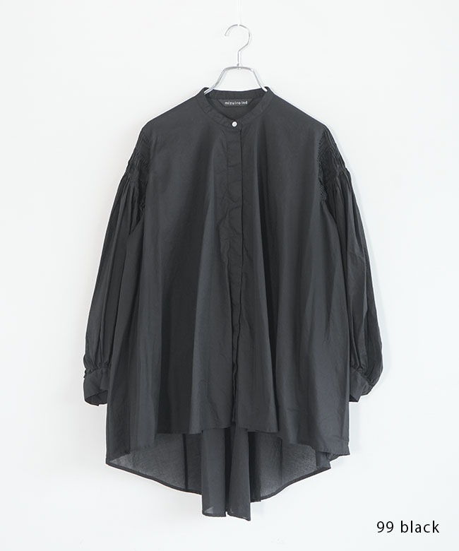 mizuiro ind（ミズイロインド）pin tucked puff slv 楽天市場】mizuiro ind (ミズイロインド)pin tuck puff slv