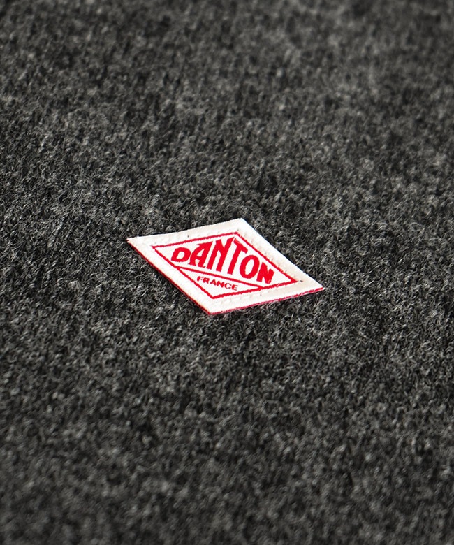 ◇[DT-D0027LMW]DANTON(ダントン) LMW CREW NEC P.O L/S ラムウール