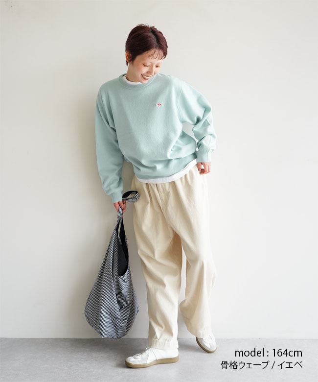 ◇DANTON(ダントン) LMW CREW NEC P.O L/S ラムウールクルーネックプル