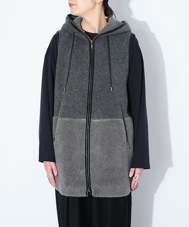 *☪︎瑠音✧‬ℛ☪︎* 　vivapresto エコファーフーディ　ベスト 4_000000028374.jpg?1766278384