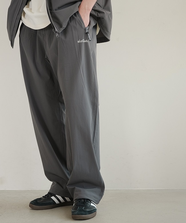 WILD THINGS(ワイルドシングス) ELASTIC NYLON LAX PANTS エラ