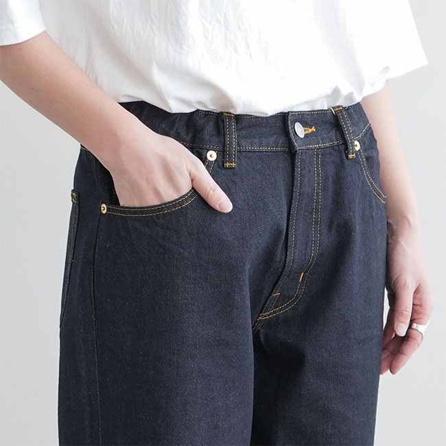 HARVESTY(ハーベスティ) BIG DENIM 5POKET PT アジャスタブルゴム