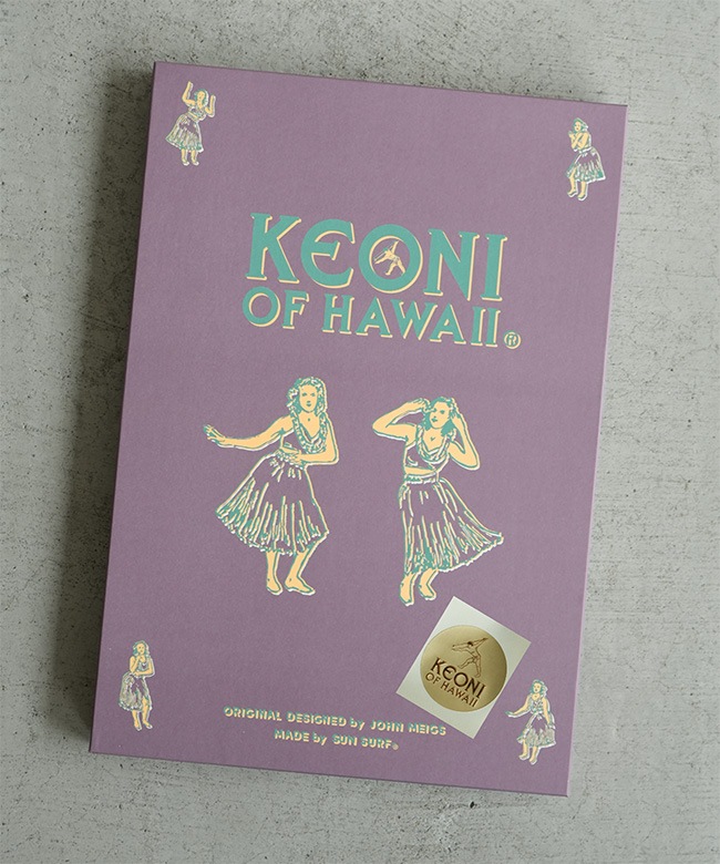 ステッカー・保存箱付き】SUN SURF(サンサーフ) KEONI OF HAWAII