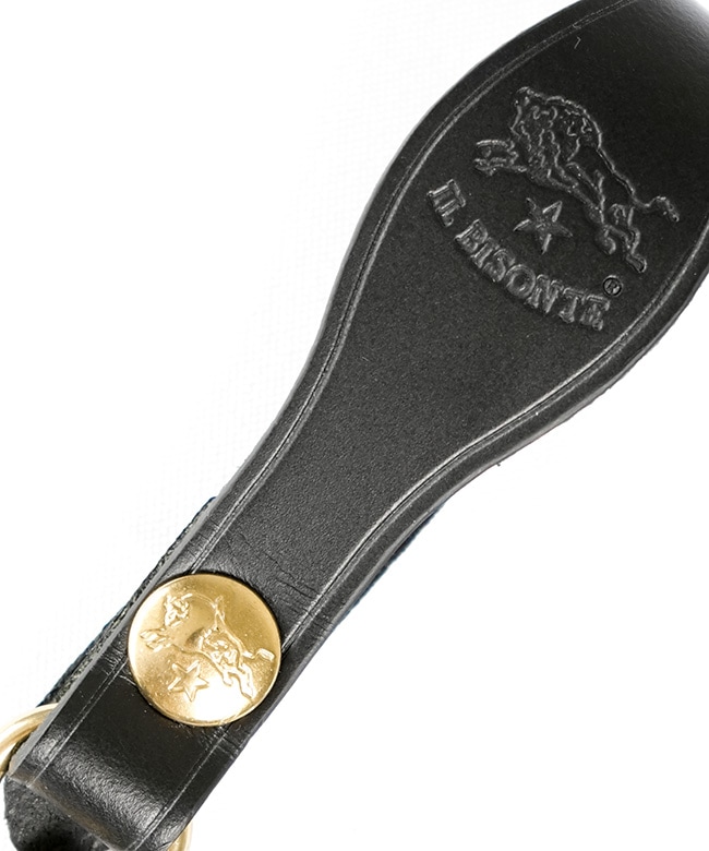 ◇【国内正規販売店】IL BISONTE(イルビゾンテ) レザースナップボタン