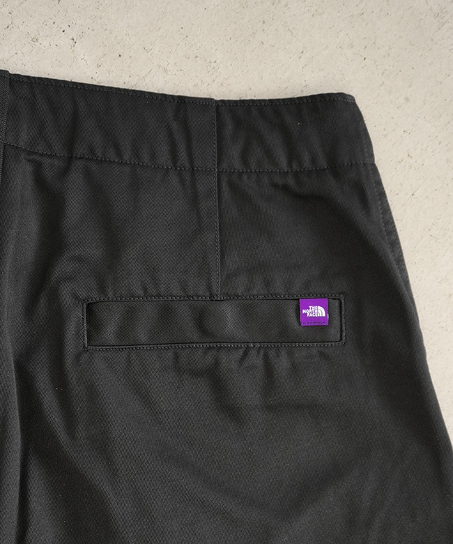 THE NORTH FACE 黒 チノパン ウエスト調整可能 THE NORTH FACE PURPLE LABEL チノパン 「THE LABEL/ザノース
