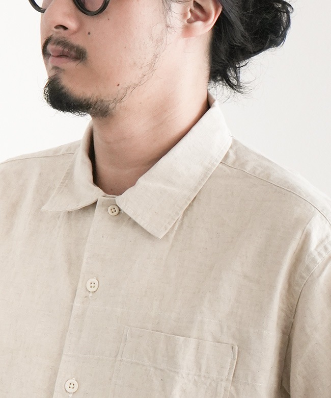 エンジニアードガーメンツ キャンプシャツ 半袖 白 Engineered Garments (エンジニアードガーメンツ) 