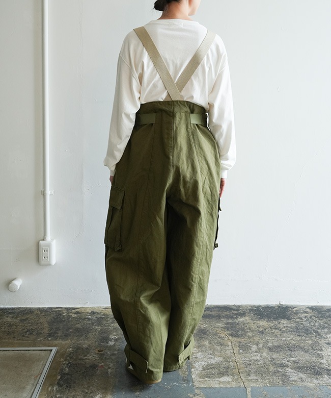 JL235P09]JOHNBULL(ジョンブル) MILサロペット レディース パンツ