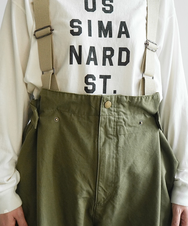 メゾンスペシャル 23AW ジップフライトパンツ サロペット ass24-sr141.jpg