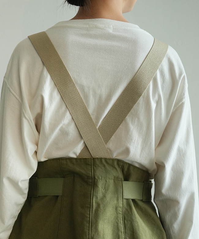 JL235P09]JOHNBULL(ジョンブル) MILサロペット レディース パンツ