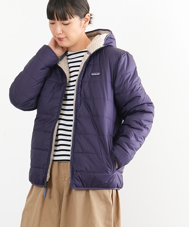 Patagoniaパタゴニア レディース　ロングダウン　ネイビー 中古・古着通販】Patagonia (パタゴニア) ダウンコート ネイビー
