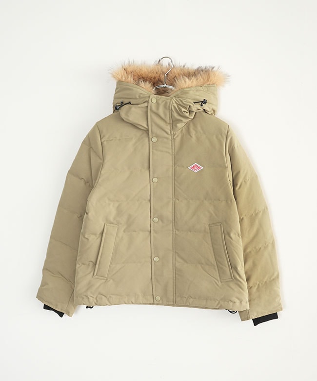 ◇[DT-A0007TPR] DANTON(ダントン)FAKE FAR HOODED DOWN JACKET
