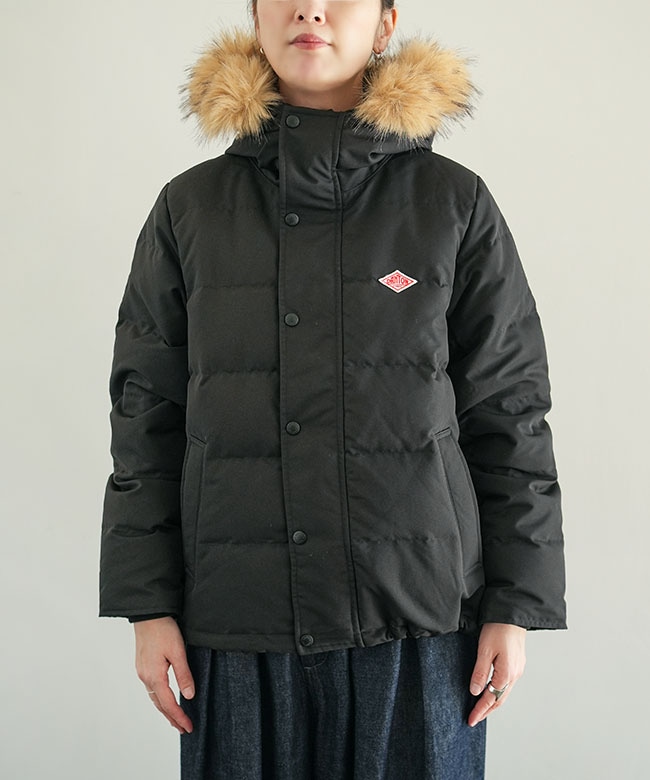 ◇[DT-A0007TPR] DANTON(ダントン)FAKE FAR HOODED DOWN JACKET