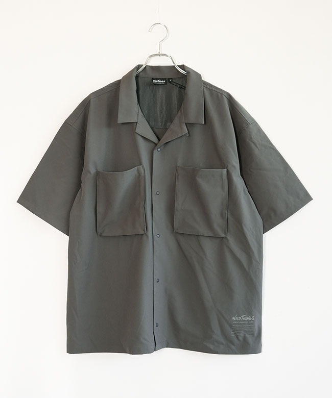 わいわいページ WILDTHINGS(ワイルドシングス) OPEN COLLAR POCKET SHIRT オープン
