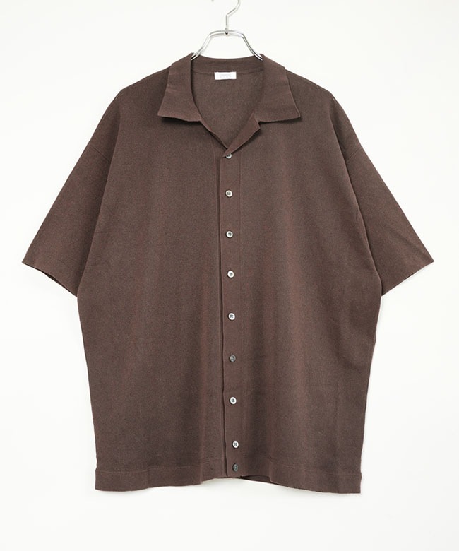 crepuscule クレプスキュール ARKnets別注 オープンカラーシャツ crepuscule (クレプスキュール) 別注カラー Washi Open Collar S/S