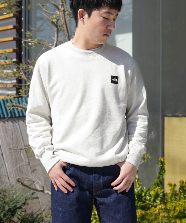 ち THE NORTH FACE スウェット NT12334新品未使用 THE NORTH FACE ザ・ノース・フェイス トレーナー メンズ ヘザー