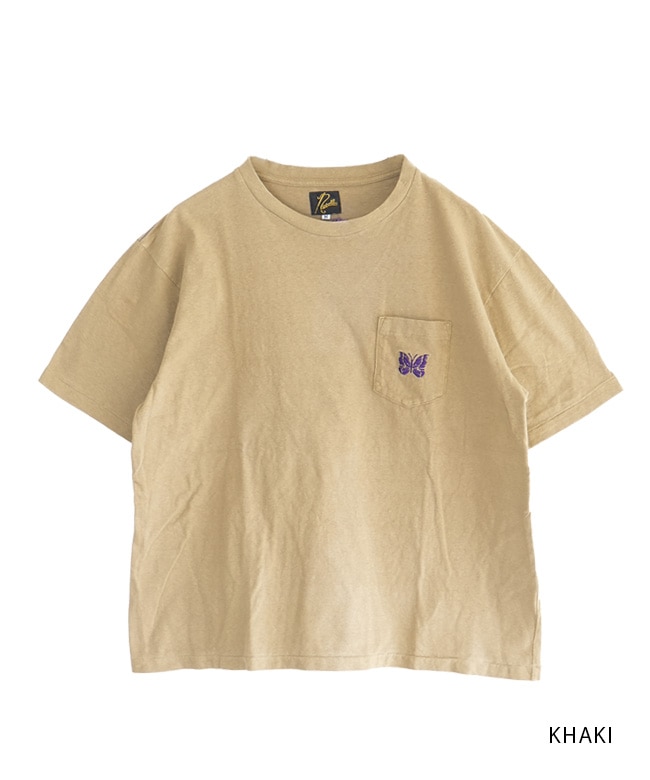 注目■Needles■大人気 S/S パピヨン エンブ ポケット Tシャツ QV357]NEEDLES(ニードルズ) S/S Papillon Emb. Pocket Tee