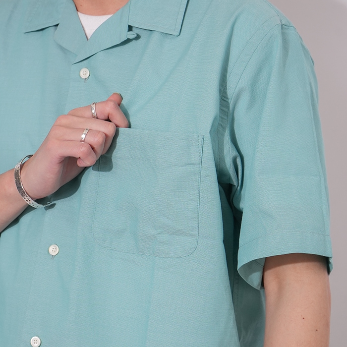 SALE 50%OFF】[S25SG119]nanamica(ナナミカ) OPEN COLLAR PANAMA