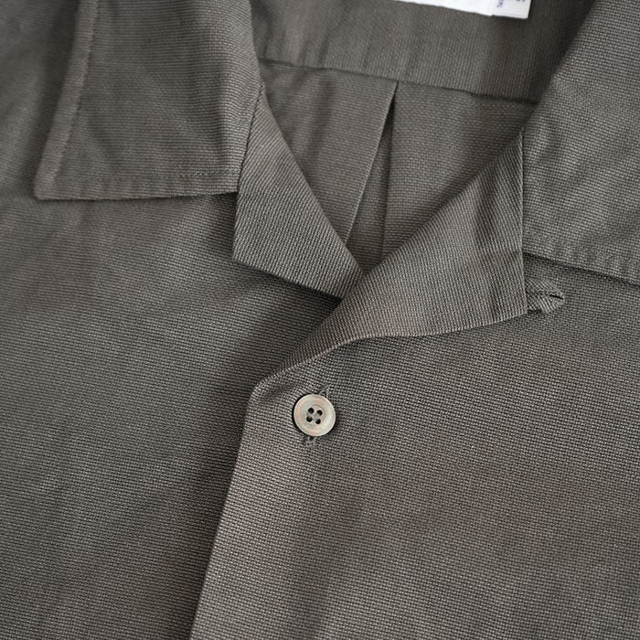 SALE 50%OFF】[S25SG119]nanamica(ナナミカ) OPEN COLLAR PANAMA