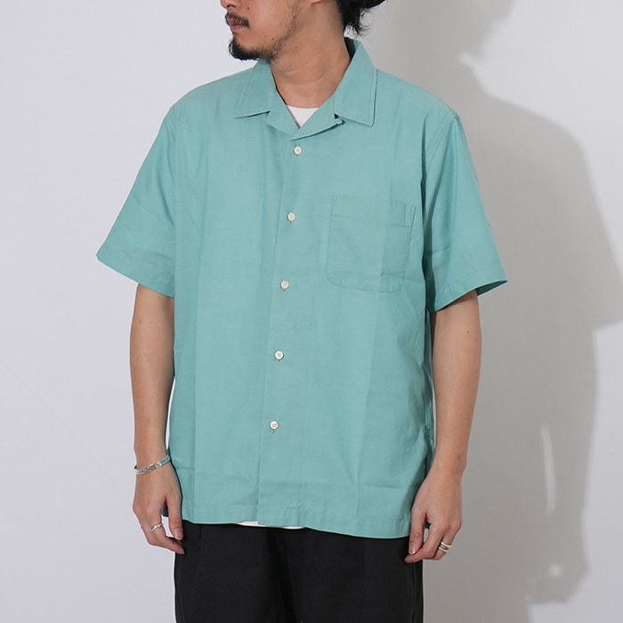 SALE 50%OFF】[S25SG119]nanamica(ナナミカ) OPEN COLLAR PANAMA SS