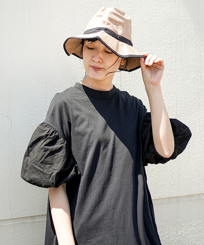 ☆美品 ワンダフルワールド ピコフリル 帽子 こげ茶 ☆美品 ワンダフル