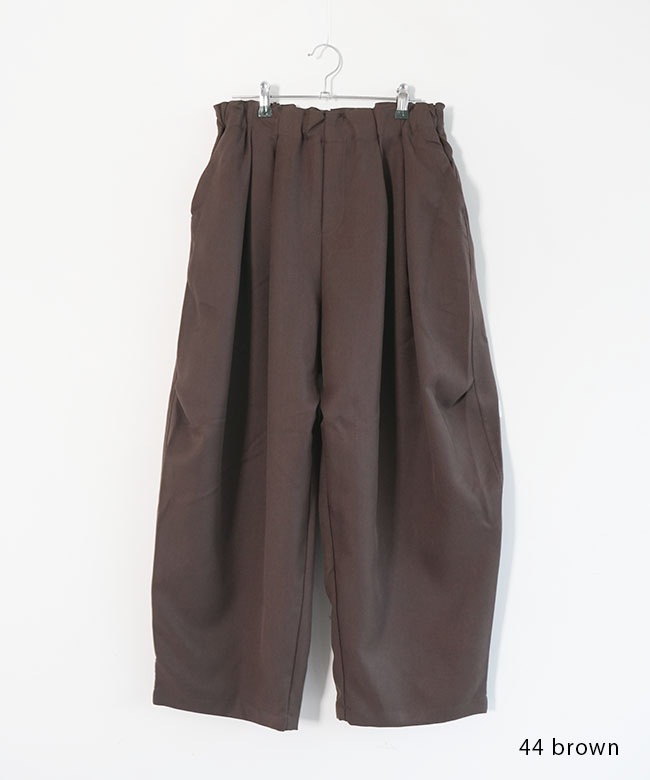 1-260016A]mizuiro ind(ミズイロインド) ワイドカーゴパンツ ボトムス
